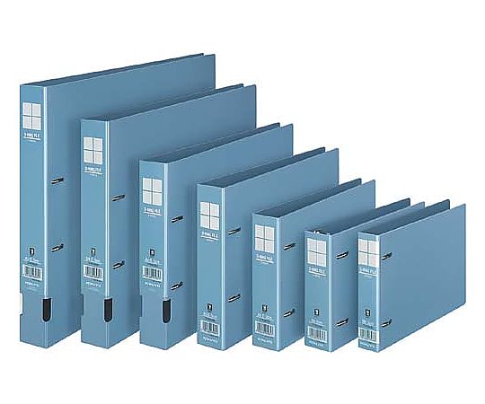 61-0546-77 DリングファイルPP 青A3横 背幅45mm ﾌ-FD433NB 【AXEL