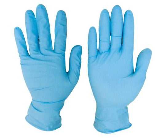 61-2686-01 シンガーニトリルディスポNo.210青PF Lサイズ （100枚入