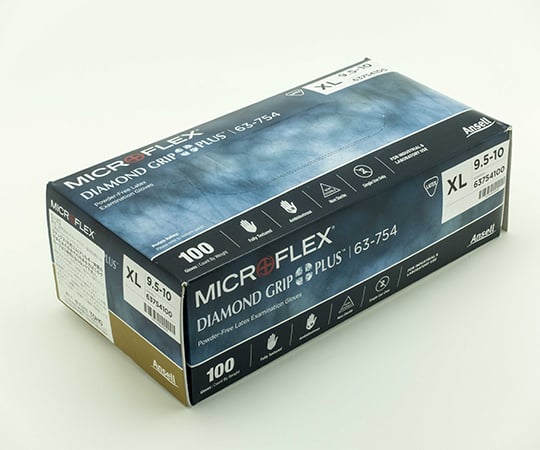 63-5644-03 ダイヤモンドグリッププラス XLサイズ 1箱（100枚入