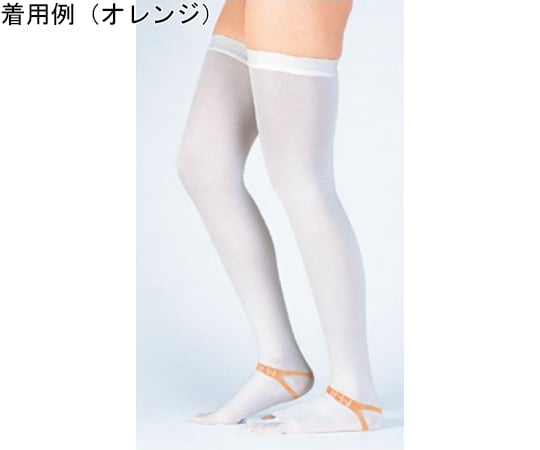 68-5079-49 ファインサポート 股下（ストッキング） オレンジ 1ケース