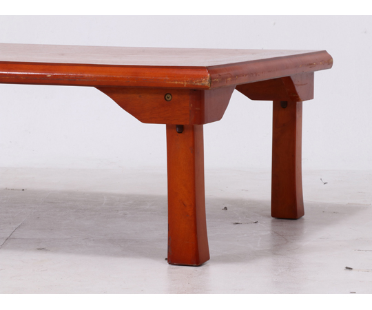 69-1895-17 折脚和風座卓 TLM-12075OAK 72929 【AXEL】 アズワン