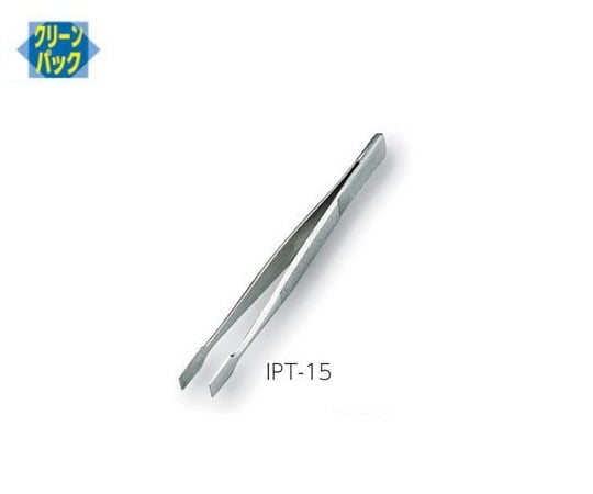 7-164-11 標準型ピンセット 扁平 ステンレス IPT-15 【AXEL】 アズワン