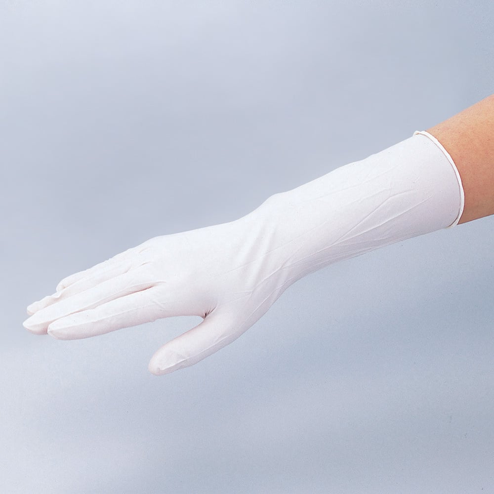 8-5686-13 クリーンノールニトリル手袋ロング（パウダーフリー）S 1箱