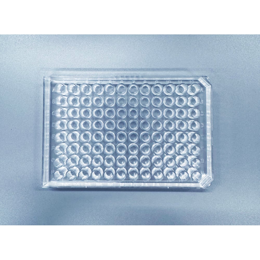 1-6776-06 マイクロプレート（96ウェルプレート） 平底・滅菌済 1箱