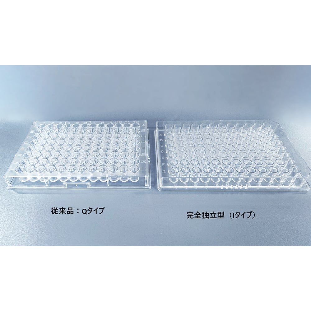 1-6776-06 マイクロプレート（96ウェルプレート） 平底・滅菌済 1箱