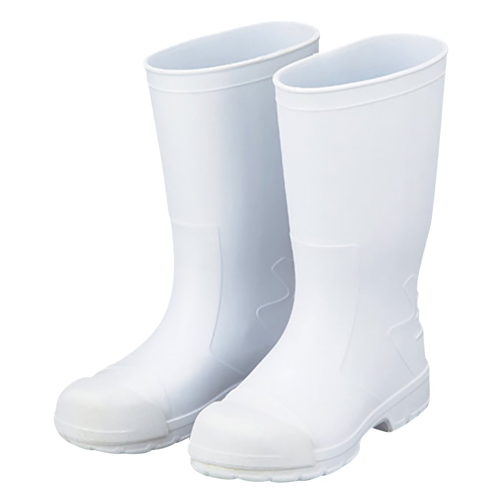 2-3820-01 サニフィット耐油長靴 白 (先芯入軽量タイプ) 25.0cm 【AXEL