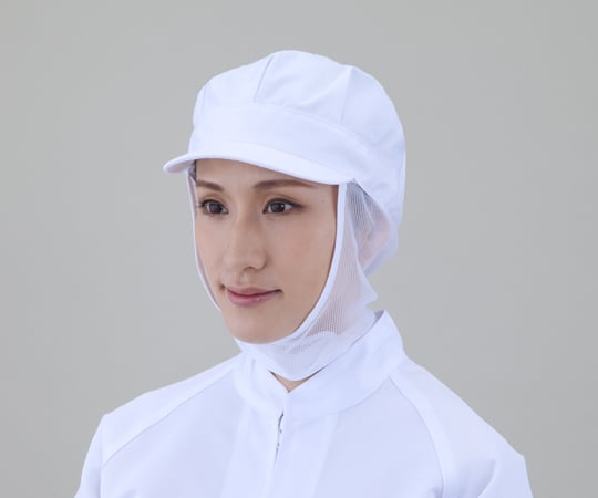 2-5859-02 衛生帽子男女兼用 八角メッシュ天メッシュ 1-6 【AXEL