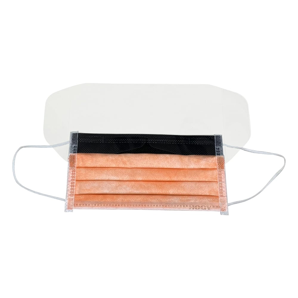 2-602-02 サージカルマスク 4層構造・液体防護 フェースガードあり