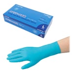 8-4053-11 クアラテック手袋（DXパウダーフリー） L 10箱（1000枚入