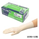 8-4053-11 クアラテック手袋（DXパウダーフリー） L 10箱（1000枚入