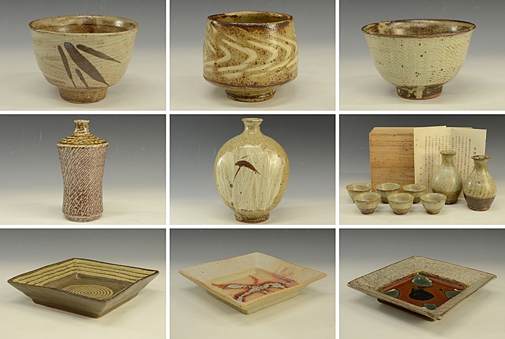 人間国宝】島岡達三の作品を高価買取いたします【民芸陶器（縄文象嵌