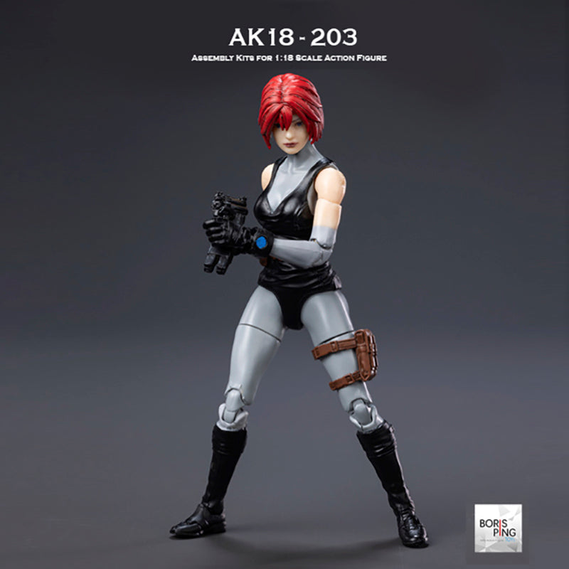 Boris Ping Toys AK18 Series 1/18 action figure Wave 2 Agent Wang