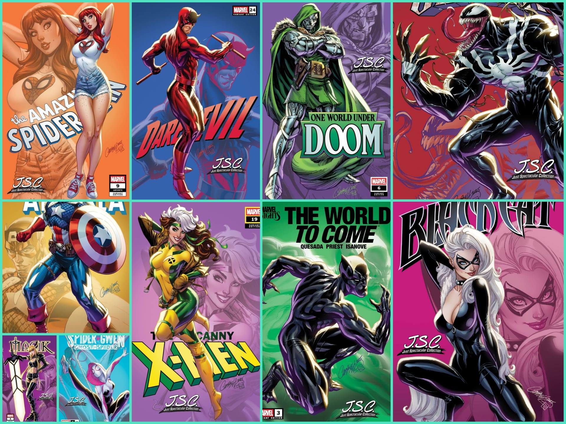 Marvel unleashing 28 jaw-dropping J. Scott Campbell covers