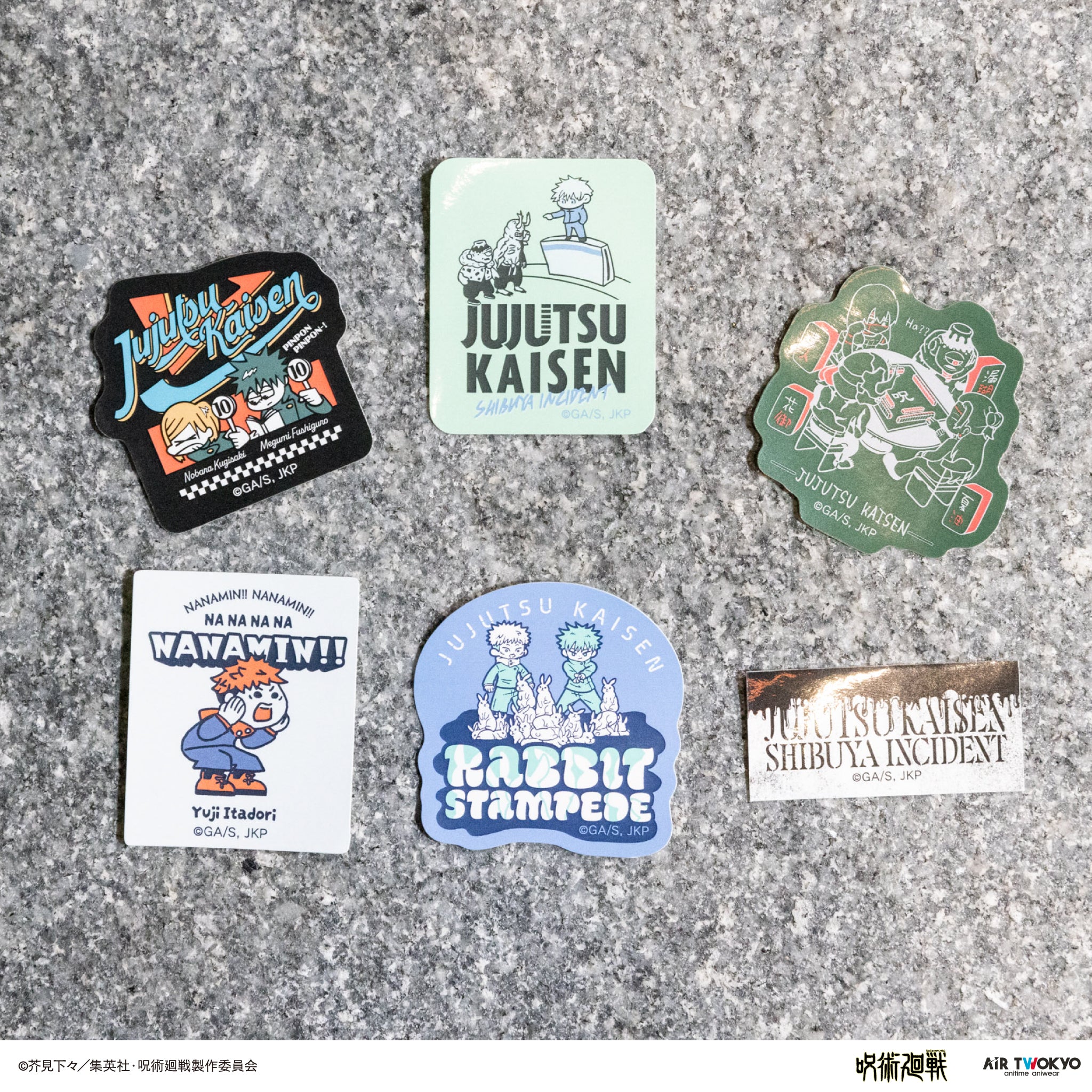 TVアニメ『呪術廻戦』第2期「渋谷事変」ステッカーセット – AIR TWOKYO
