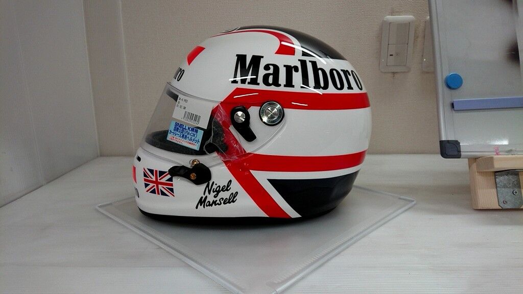 F1 ナイジェル・マンセル レプリカヘルメット(フェラーリ) | 作品