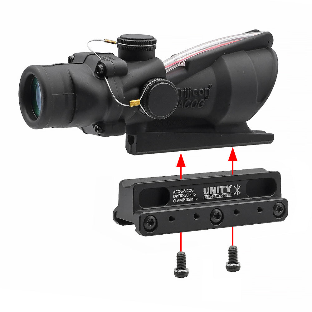 WADSN 製 】ACOGスコープ 専用 UNITY FAST COG マウント レプリカ ハイ