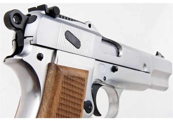 WE 新品 BROWNING HI POWER MK1 W/ ストック GBB エアソフト ピストル