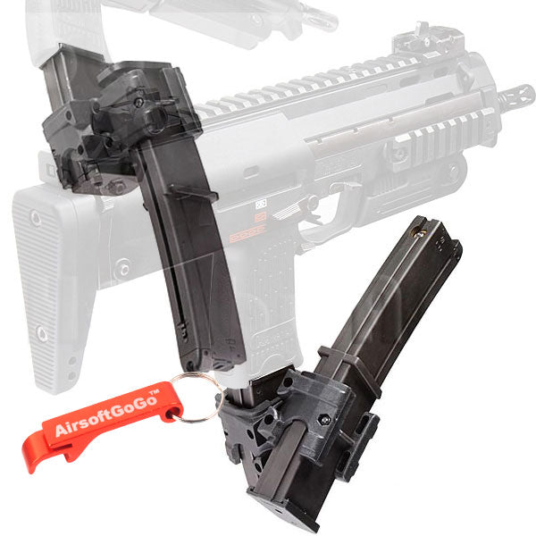 MP7A1電動ガン ガスブローバック用HOL ダブル マガジンポリマー