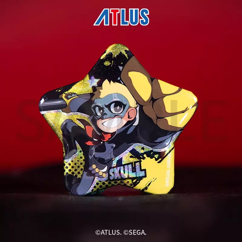 SEGA Store 中国限定 P5T ペルソナ5 タクティカ 星型缶バッジ 【1BOX