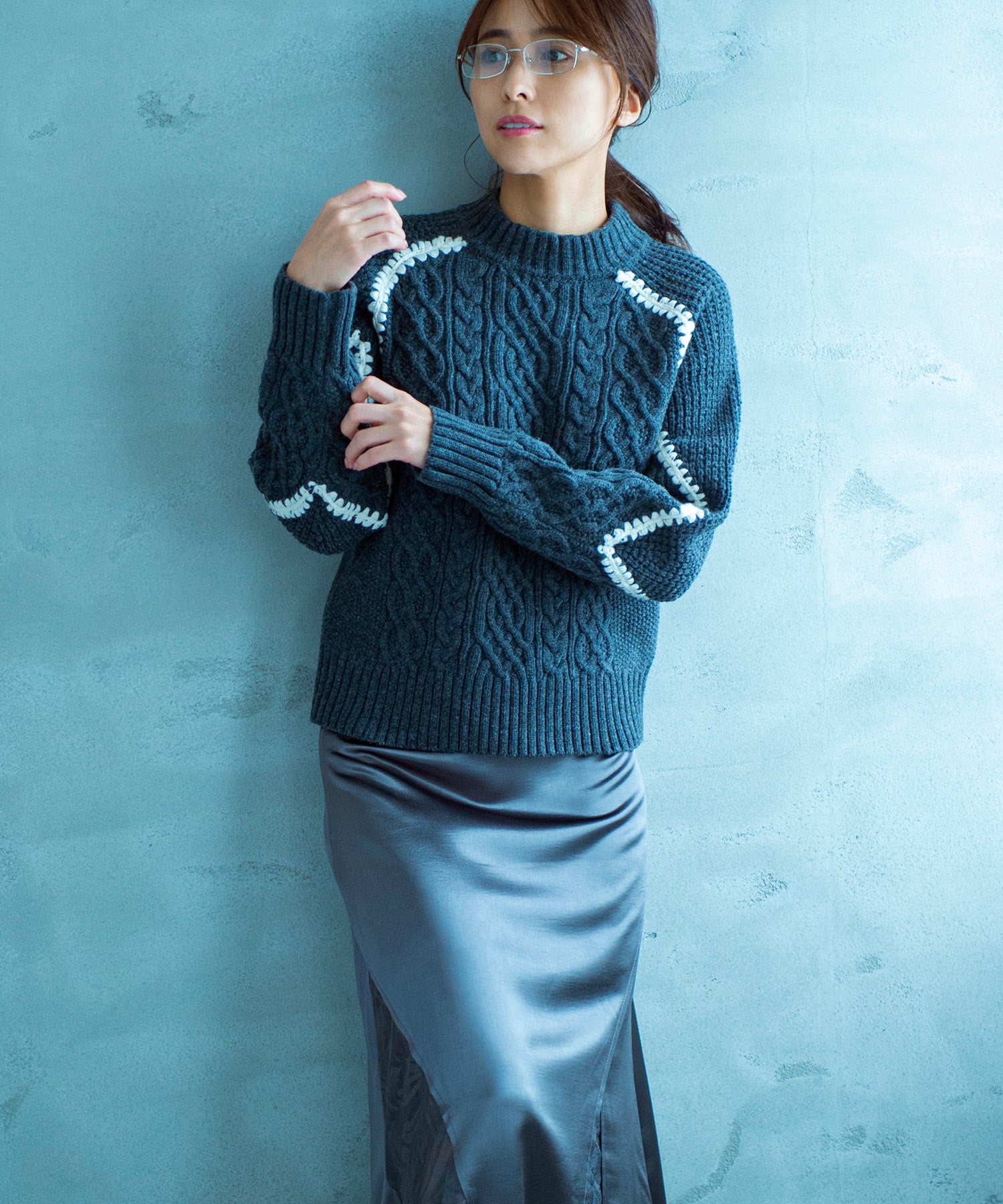 ウォッシャブルケーブルニット｜AJUGA.（アジュガ）公式通販サイト