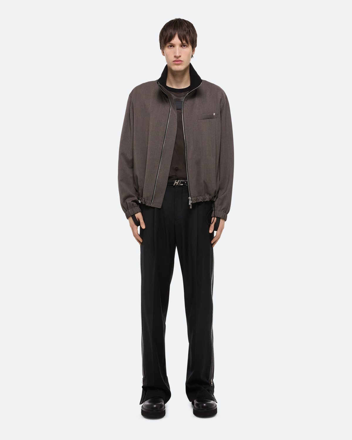 Helmut Lang Relaxed Wool Bomber | HELMUTLANG.COM