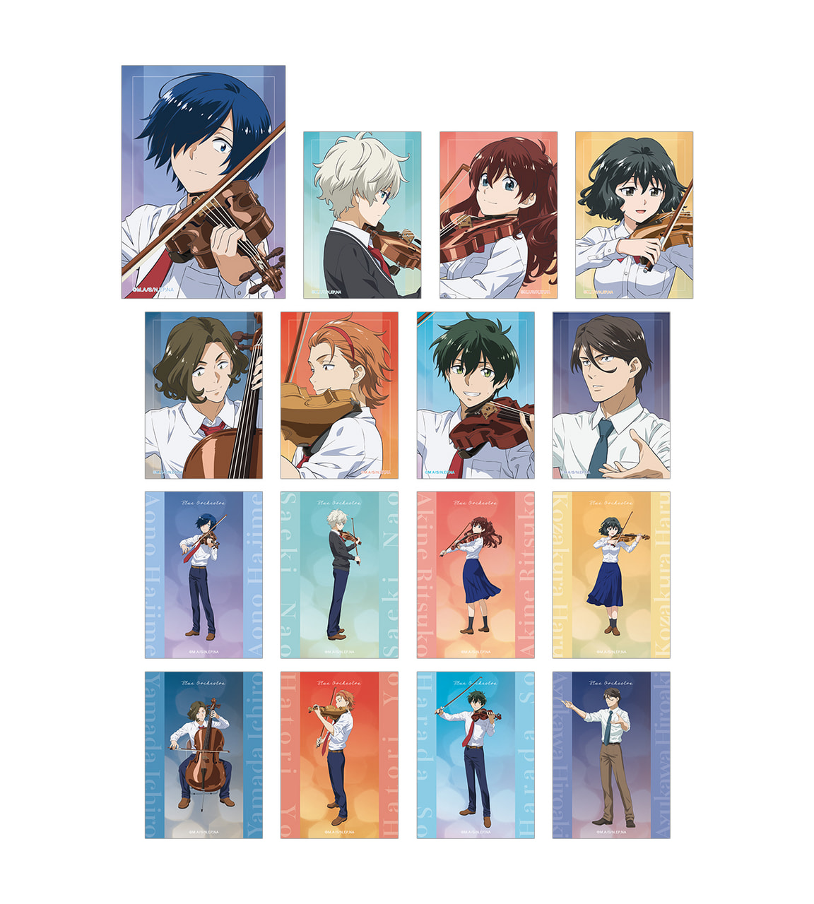 希少 非売品 青のオーケストラ キャストサイン入りB2ポスター アニメ