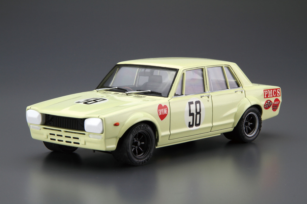 1/24 ニッサン PGC10 スカイライン2000GT-R JAFグランプリ'70