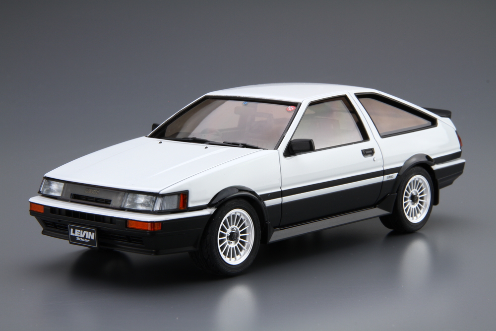 1/24 トヨタ AE86 カローラレビンGT-APEX '85 - AOSHIMA SCALE MODEL