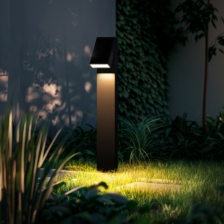 ExLights ソーラーポールライト FLAG /A: ライト・イルミネーション