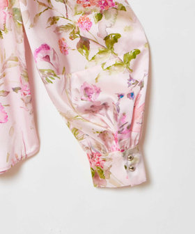 LOULOU WILLOUGHBY】RATTI ソフトフラワープリントブラウス