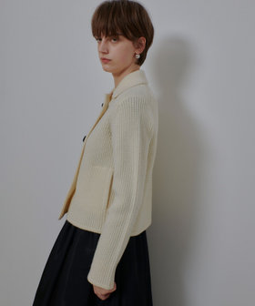 片畦ニットジャケット|allureville OFFICIAL SITE / ONLINE SHOP
