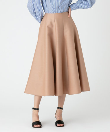 LOULOU WILLOUGHBY】シルクウールマーメイドフレアスカート