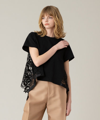 LOULOU WILLOUGHBY】レースドッキングプルオーバー|allureville