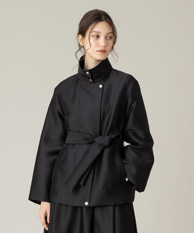 LOULOU WILLOUGHBY】シルキーダブルクロスブルゾン|allureville