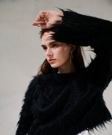 ミンクファーボトルネックプルオーバー|allureville OFFICIAL SITE