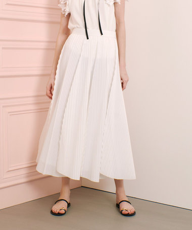 LOULOU WILLOUGHBY】ランダムアコーディオンプリーツスカート