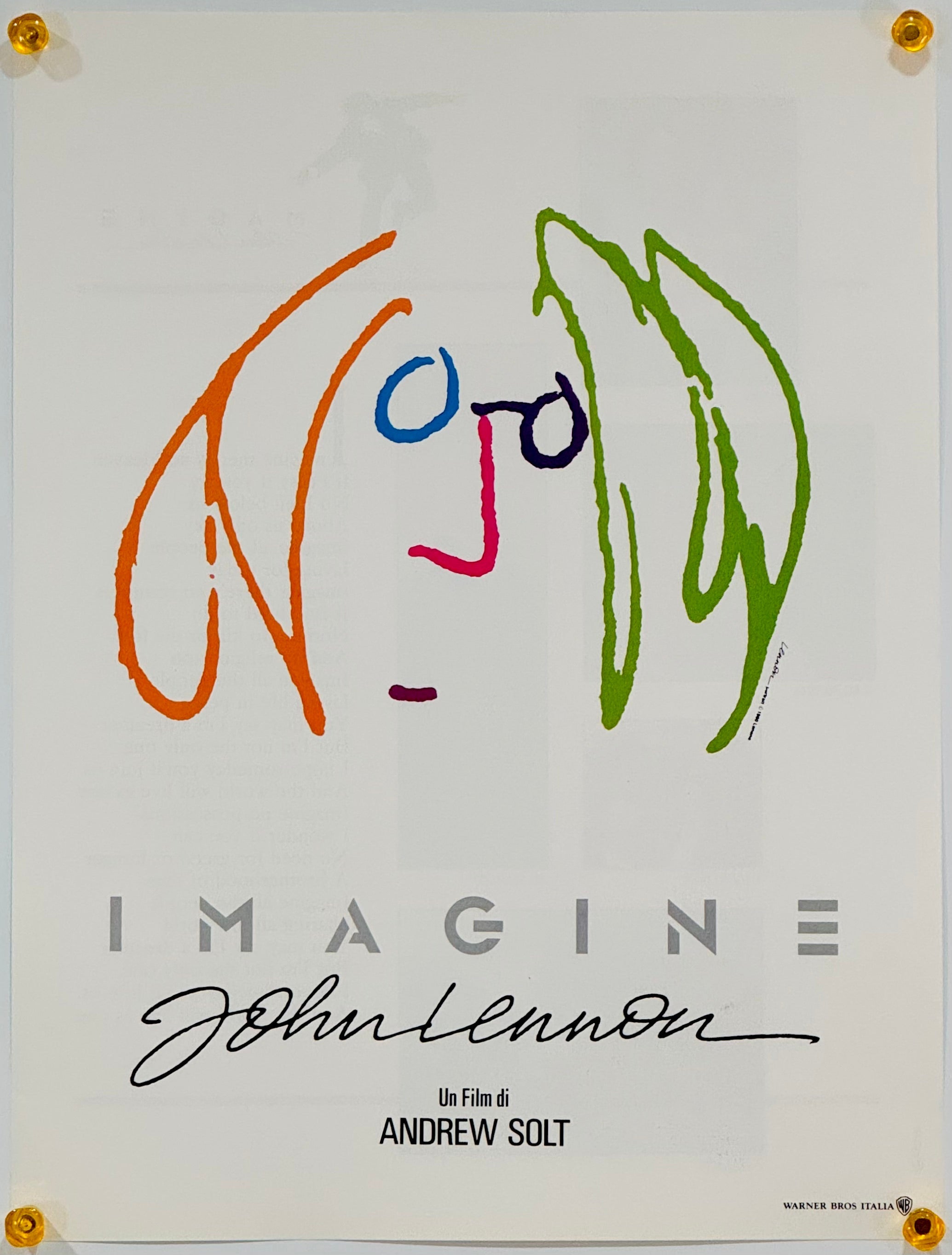 イマジン ジョン・レノン』 洋画 イタリア - 海外版映画ポスター専門店
