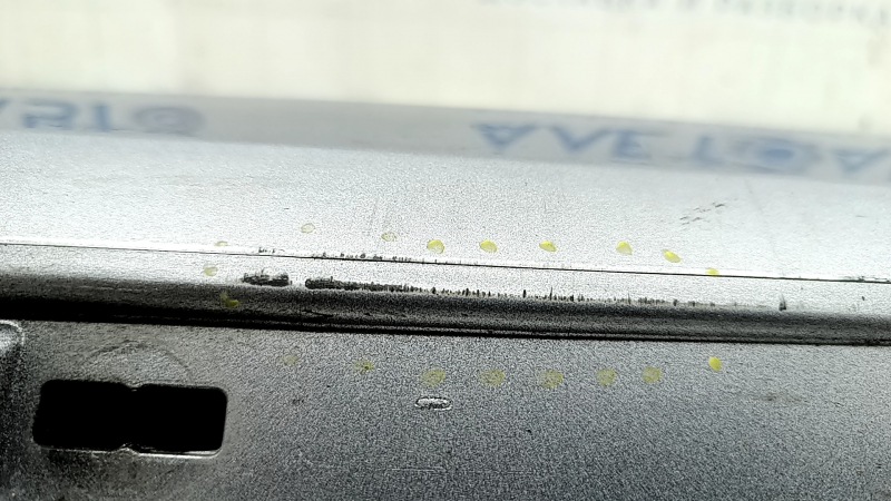 Порог левый Audi A6 C8 19-24 серебро, царапины, потерт, примят