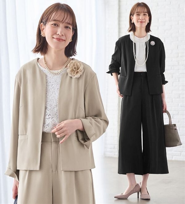 2点セット】洗える！楽ちん多機能2点セットアップ 大きいサイズ