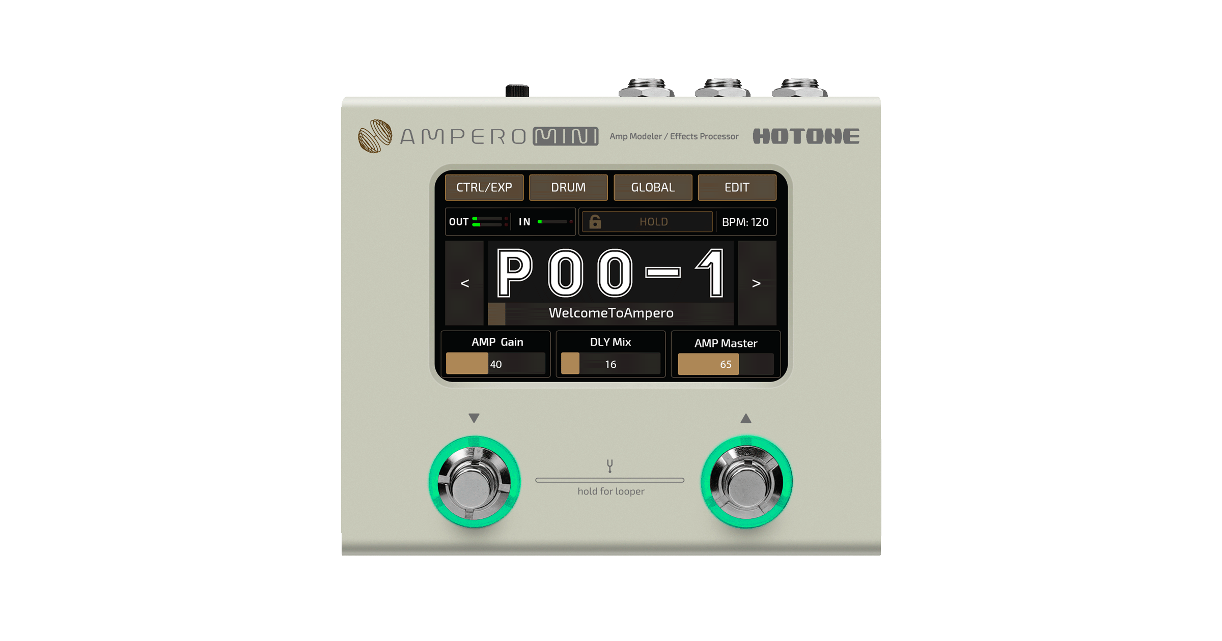 HOTONE | AMPERO Mini | マルチ・エフェクター | 製品情報