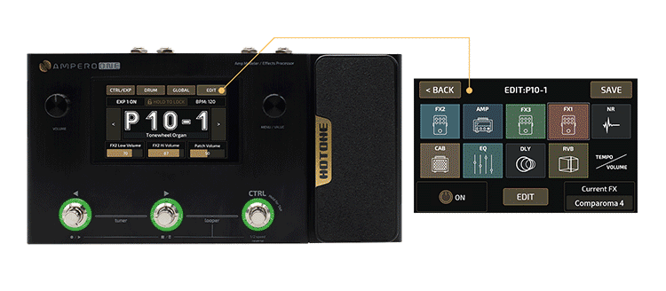 HOTONE | AMPERO ONE | マルチ・エフェクター | 製品情報