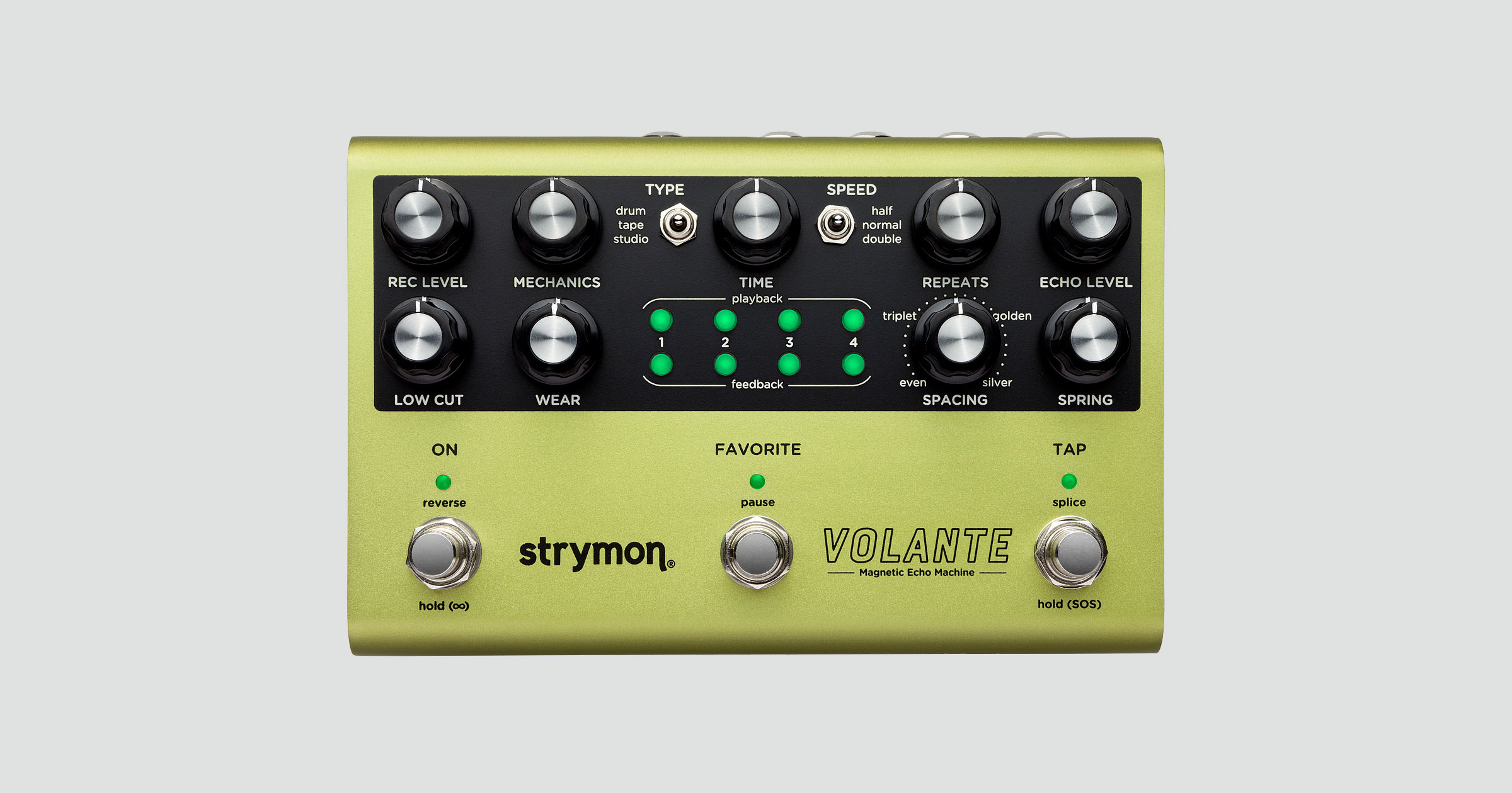 strymon | VOLANTE | マグネティック・エコー・ディレイ | 製品情報