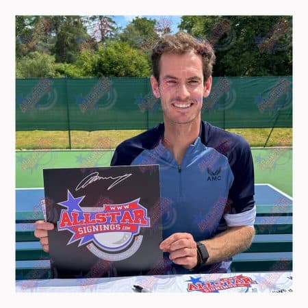 アンディ・マレーのサイン入りヘッドテニスラケット - オールスター