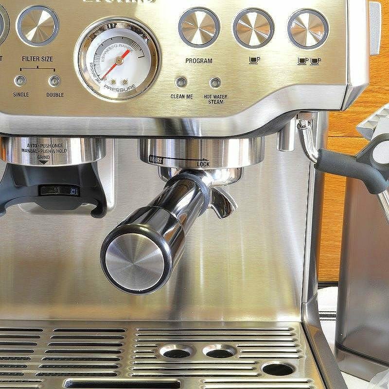 家庭用 エスプレッソマシン ブレビル社 豆挽き付 シングルボイラー