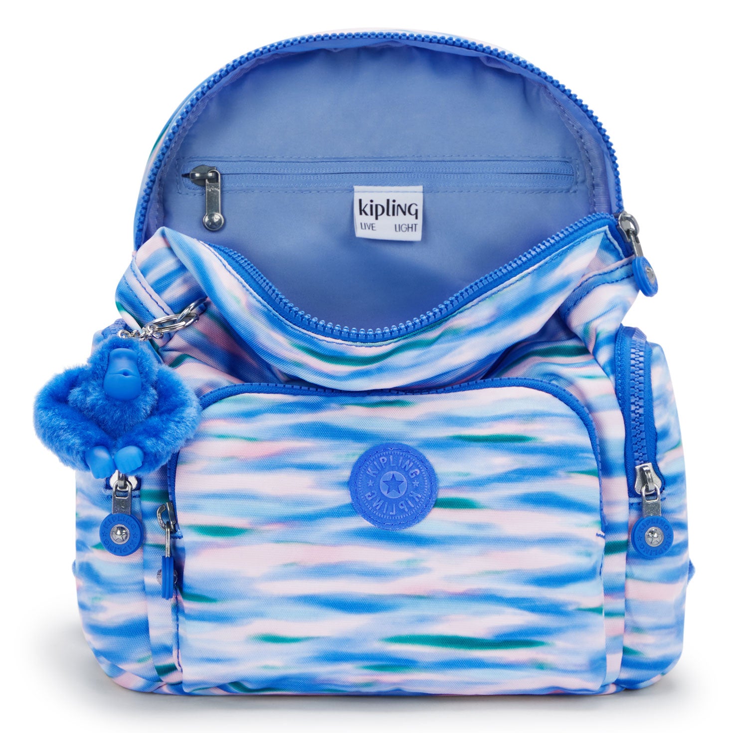 Kipling City City Zip Small Backpack Diluted Blue | Altman Luggage