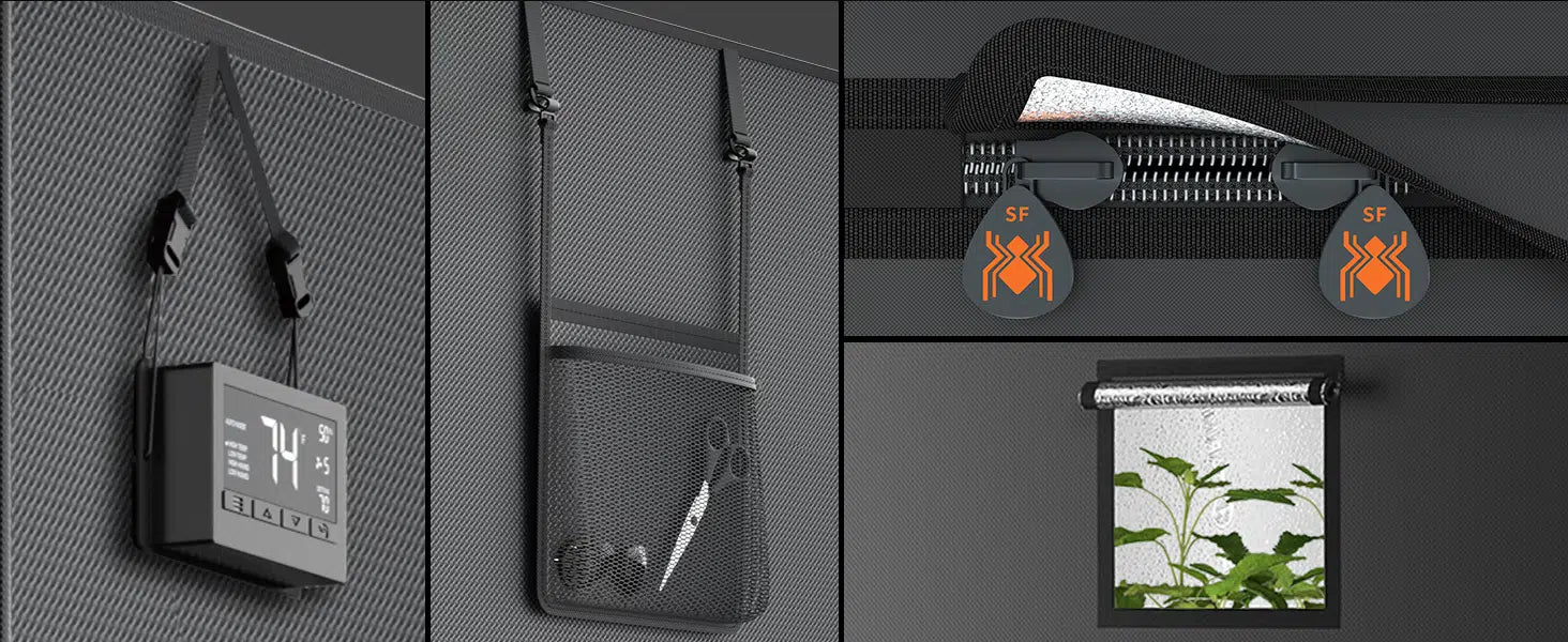 SPIDER FARMER グロウテント 120×120×200cm – ALUS HOME