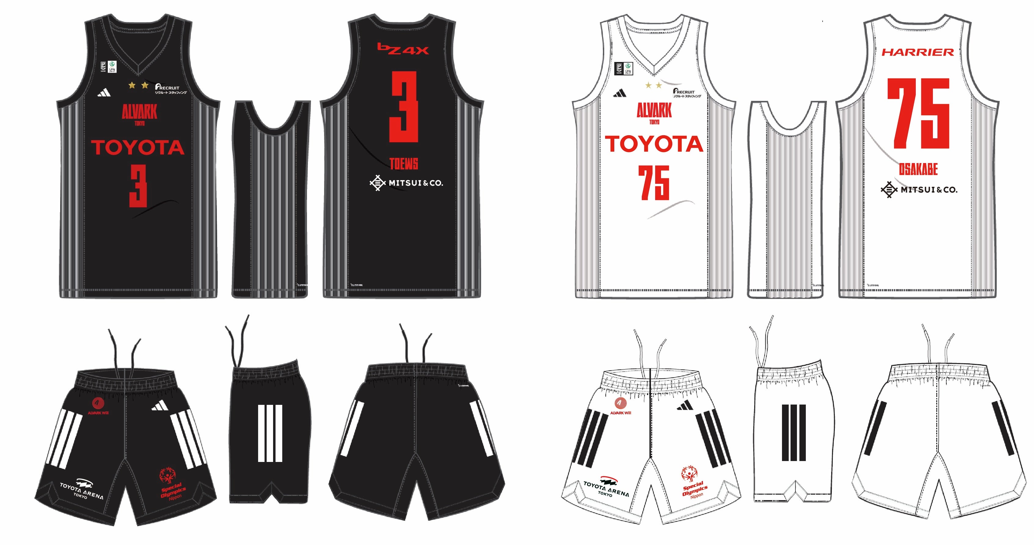 2025-26シーズンユニフォームデザイン決定 | アルバルク東京