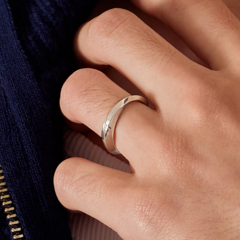 シルバー ベーシック ツイスト リング / SILVER BASIC TWIST RING