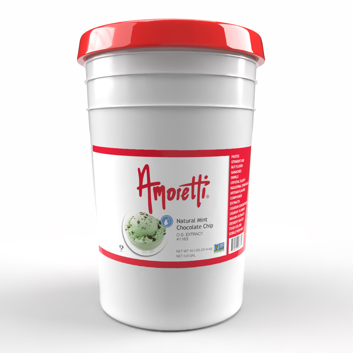 Natural Mint Chocolate Chip Extract Oil Soluble — Amoretti