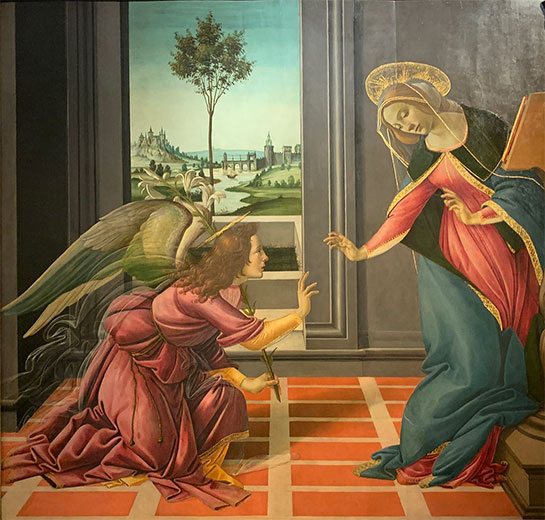 受胎告知（レオナルド・ダ・ヴィンチ作）の絵画を徹底解説 - Amazing TRIP